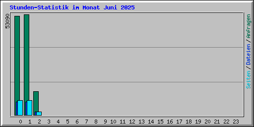 Stunden-Statistik im Monat Juni 2025